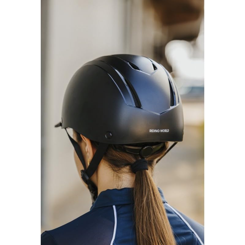 EKKIA Riding World Reithelm Topy schwarz