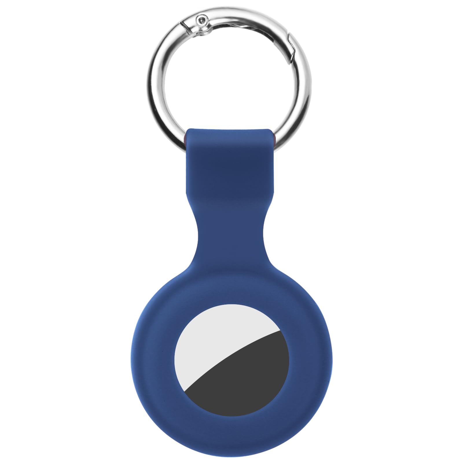 Ainiv Protective Case for AirTag, 1PC Thick Silicone Keyring Case Compatible with Apple Airtag, Durable Protective Holder Cover with Anti-Lost Key Ring, Pet Collar Locator Tracker Cover — view 11