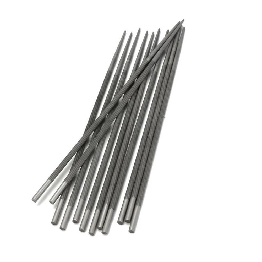Limes Rondes for tronçonneuse, 12 pièces, 5.5mm, 7/32 Pouces, for affûter Les chaînes, affûteuse de scie habituellement