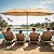 15ft Patio Umbrella, Double-Sided Outdoor Market Umbrella with Crank Handle and Base for Pool, Garden, Backyard, Lawn (15ft Beige W/O SolarLights)