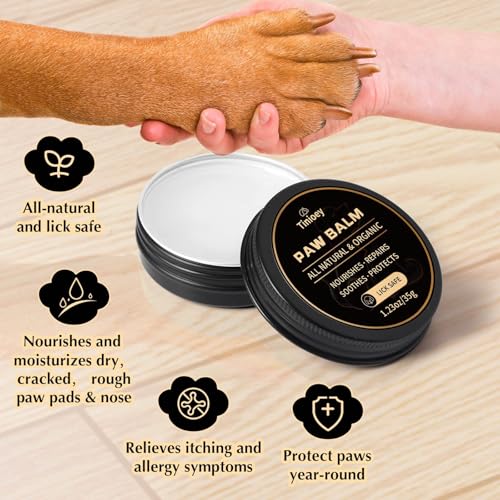 Tinioey AMY-US-1.23OZ All-Natural Lick Safe Dog Paw Balm thumb #1