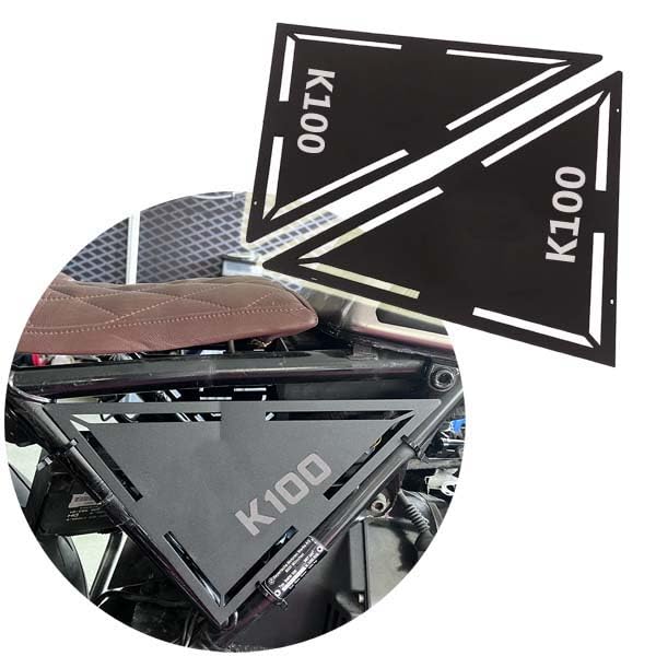 Misure: 35cm x 21.3cm x 0.9cm Fianchetti laterali moto compatibile con BMW K75, K100