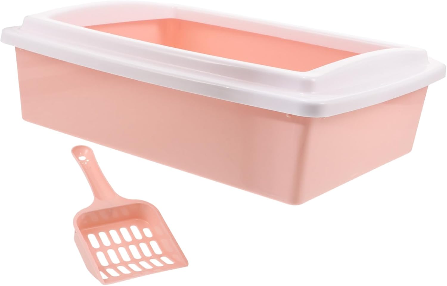 Self Cleaning Kitten Cat Litter Box Litter Tray Low Entry Cat Toilet No Odor Storage Box