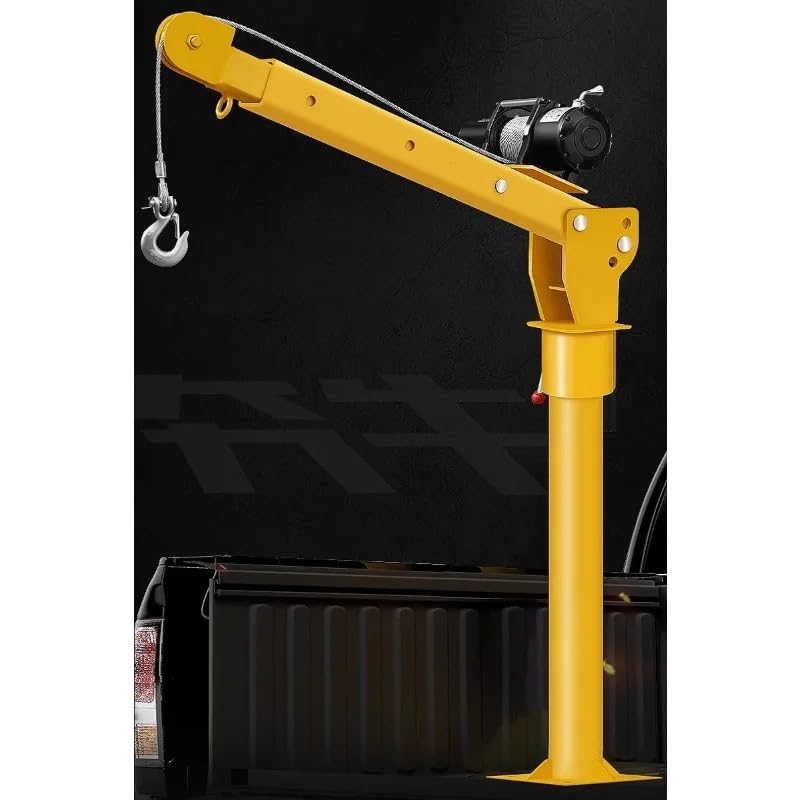 Paranco Elettrico Piccola gru con gru 220v per sollevamento elettrico di piccole dimensioni per auto domestiche(12V 500KG Hydraulic)