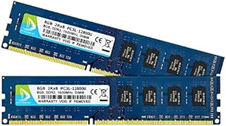 DUOMEIQI 16GB DDR3 RAM (2x8GB) DDR3L / DDR3 1600 MHz DIMM PC3L / PC3 12800 12800U 16GB RAM UDIMM 2Rx8 1.35V/1.5V CL11 240 Pin Non-ECC Unbuffered for Desktop Computer Memory Module for Intel AMD