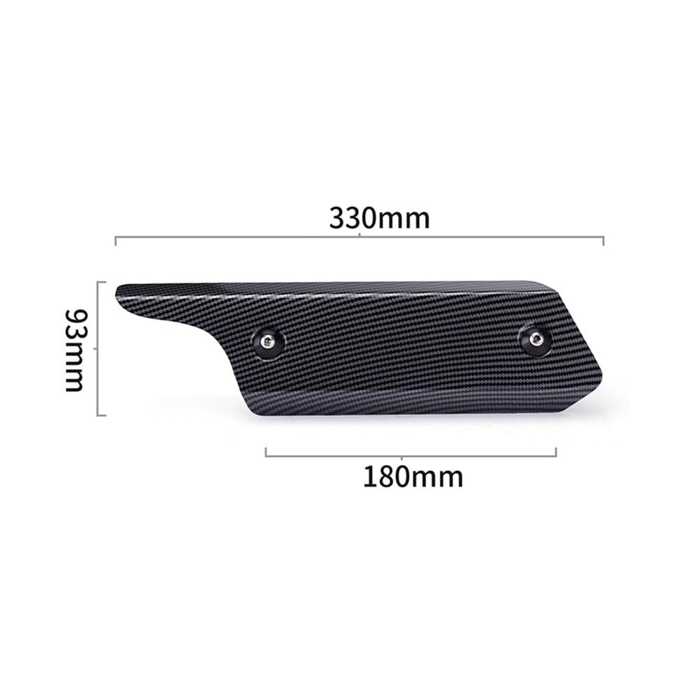 Cubierta Calor Silenciador Protector de cubierta protectora contra | Protector de cubierta protectora contra calor escape motocicleta, Universal resistente a altas temperaturas