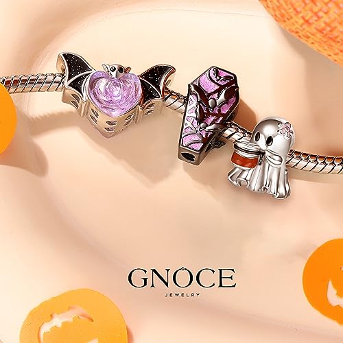 Image of GNOCE Halloween Charm Bracelet Fit Pandora Beads for Women Gift