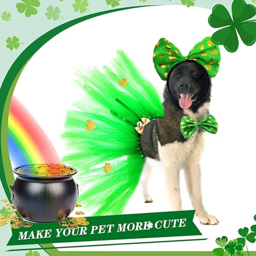 Disfraz St. Patrick para perro 3 piezas tamaño M miniatura 7