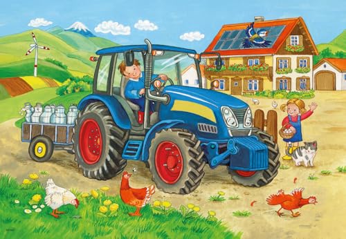 Ravensburger Hard at Work 2x12 Piece Jigsaw Puzzle Set - image 2