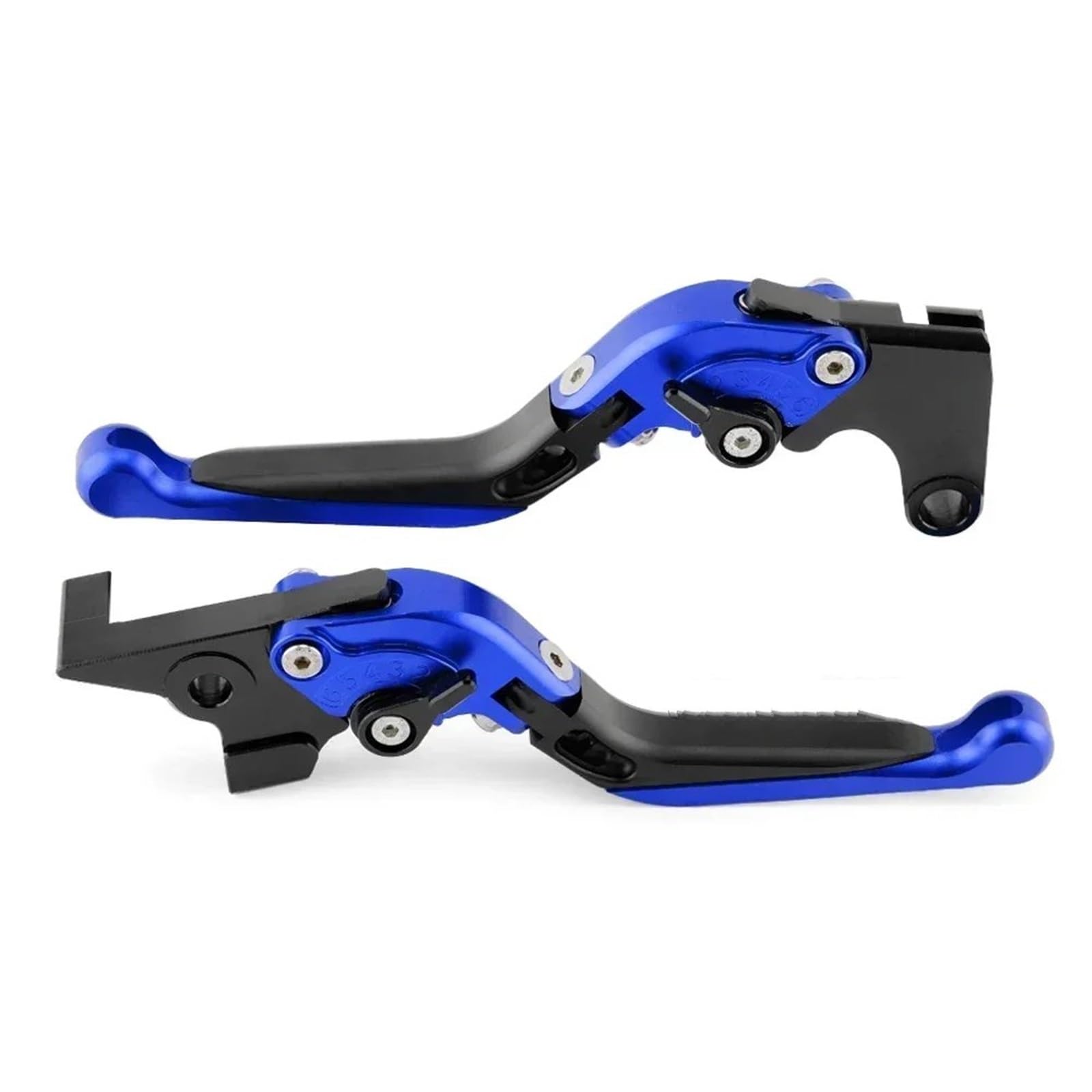 Tingyus Blue Black Motorbike Brake Lever For Mt07 For Mt09/Sp For Tracer 900/Gt For Xsr 700 Motorcycle Folding Adjustable Handle Brake Clutch Lever(Blue Black)