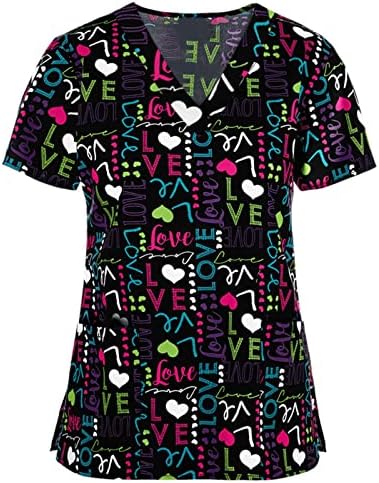 Tunic Lounge Tunics Ladies Golf Pattern Short Sleeve Tops Fitted Comfort Ruffle Vneck Festival Tunics Womens