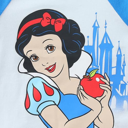 Image of Disney Princess Frozen Minnie Mouse Girls Short Sleeve T-Shirt and French Terry Shorts Set for Toddlers to Big Kids