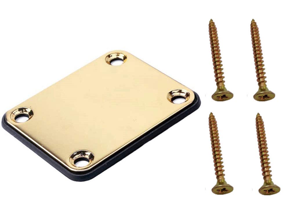 12 Cales De Manche Guitare En Laiton Doré - Rehaussement Joint Manche