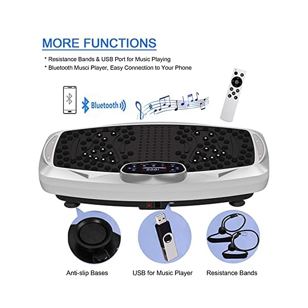 Healthgenie Full Body Vibration Machine, Vibrating Platform Exercise Machine for Whole Body Workout, 99-Level Viberation…