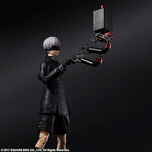 Miniatura 3 de NieR: Automata: Play Arts Kai 9S (YoRHa No.9 Tipo S Deluxe Ver.) Figura sin escala