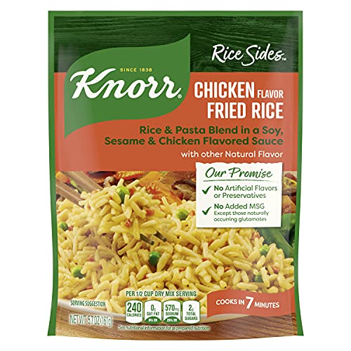 Image of Knorr Rice Sides Chicken Fried Rice with Long Grain Rice and Vermicelli Pasta For a Tasty Rice Side Dish 5.7 oz