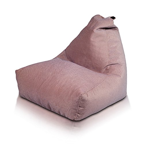 Puff Beanbag Pirámide Chenilla Terciopelo Plus M 75x75x70cm (Canela) Cover