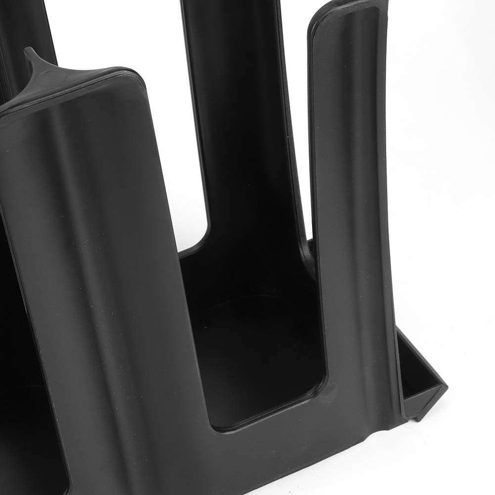 4 Fächer Kaffeebecherhalter, Wiederverwendbar Acryl Kaffee Spender Organizer, Milch Tee Shop Aufbewahrung Zubehör für Zuhause, Küche, Büro, Bar, Arbeitsplatte, Pausenraum(Gerade)