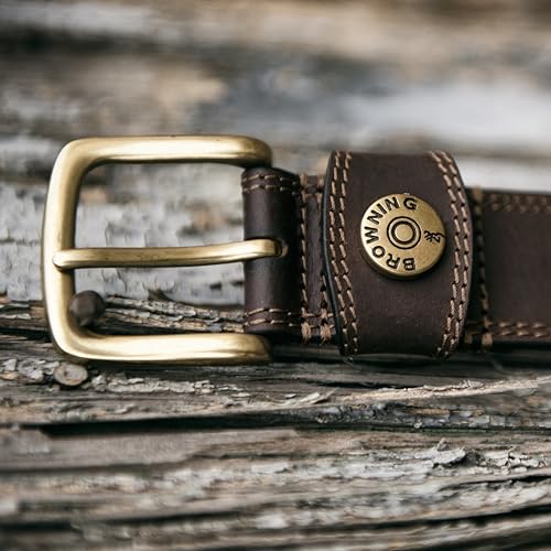Image of Browning Men's Rugged Leather Casual Belts