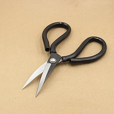 Passion junetree thickness leather Curved Scissors Cover