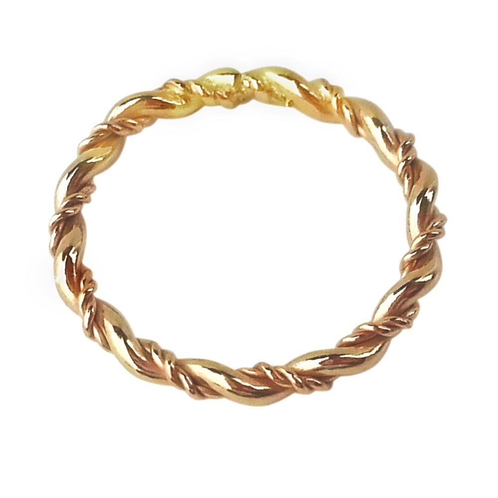 14k Gold Filled Twist Toe Ring