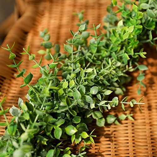 Veryhome 3PCS Artificial Eucalyptus Garland Vines 6FT Artificial Hanging Plants Faux Eucalyptus Leaves Silk plants artificial greenery garland for Wedding Party Home Decor