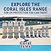 Coral Isles Sunscreen Spray SPF 50 - Hawaii Compliant - Oxybenzone & Octinoxate Free - Broad Spectrum - Water Resistant, 6 Fl Oz (Pack of 3)