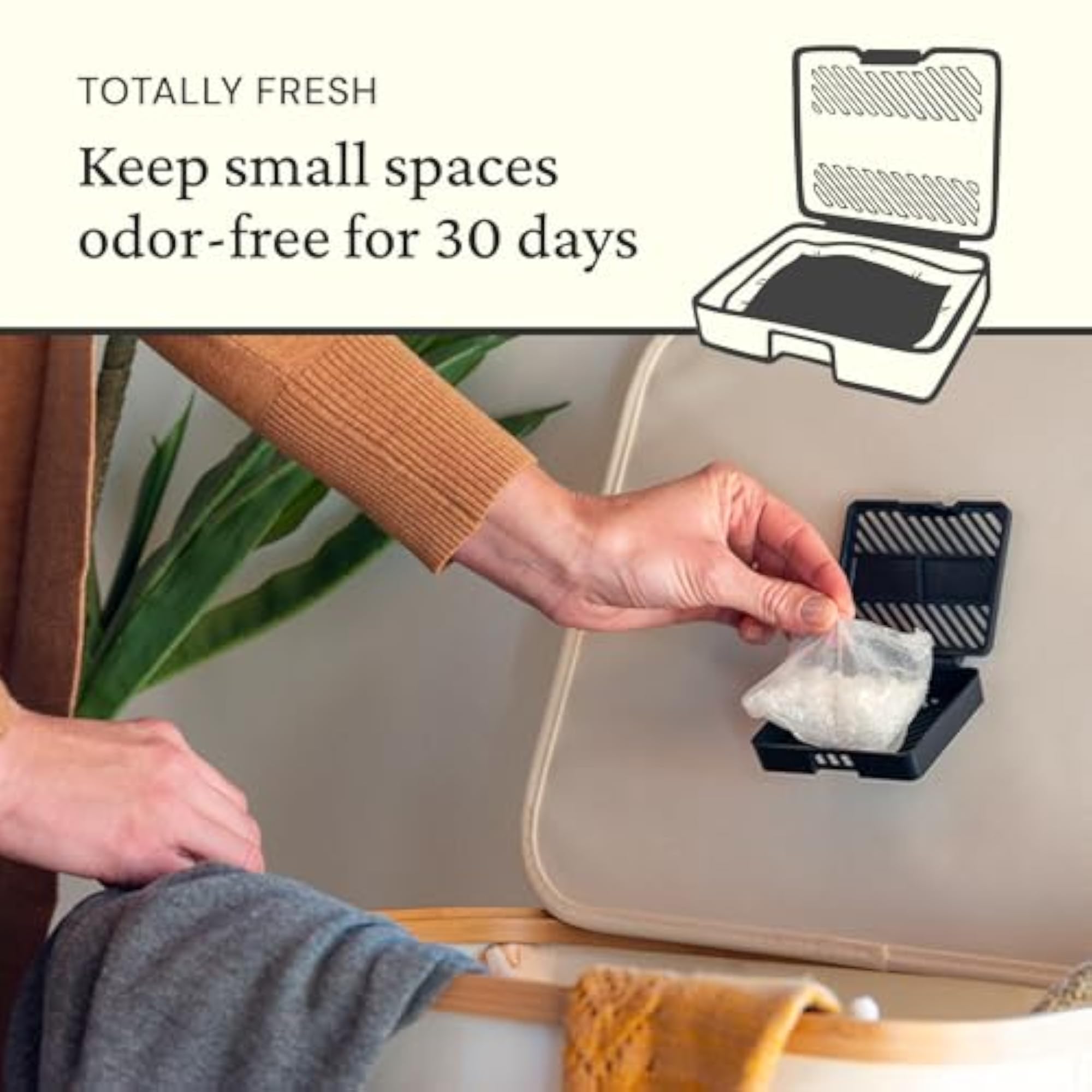 Fresh Wave Lavender Odor Removing Packs with Bonus Fresh Pod Case