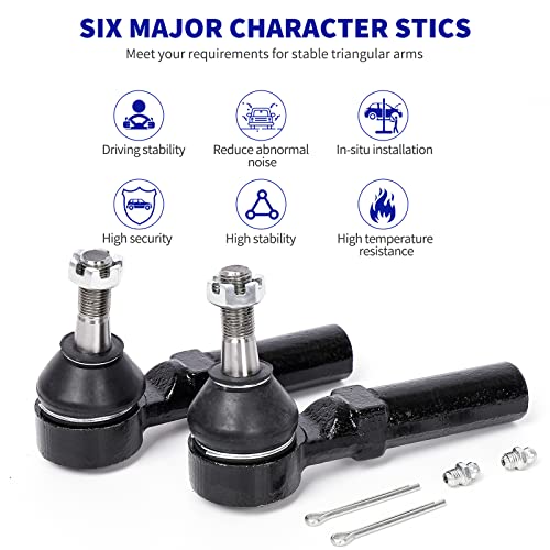 LCWRGS 2pcs ES3459 Front Outer Tie Rod Ends Replacement for Buick Century Regal Lacrosse Allure Chevy Impala Oldsmobile Intrigue Pontiac Grand Prix by LCWRGS - Used condition - Image 2