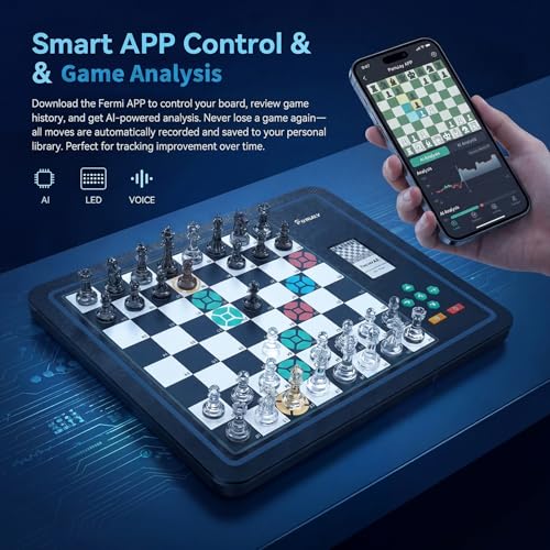 AI Electronic Chess Set juego electrónico de ajedrez miniatura 3