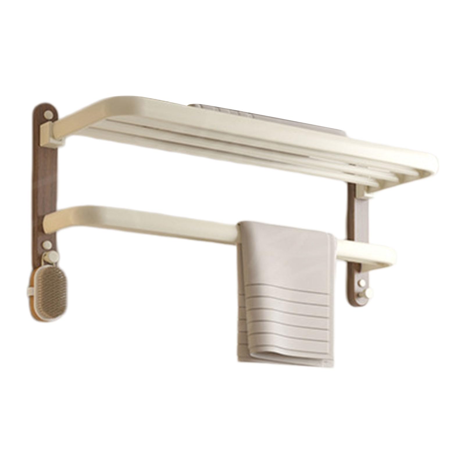 Towel Rails Wall Mounted Rack Multiple Layer Storage SpaceTowel Holder Bathroom Towels Hanger Bath Towel