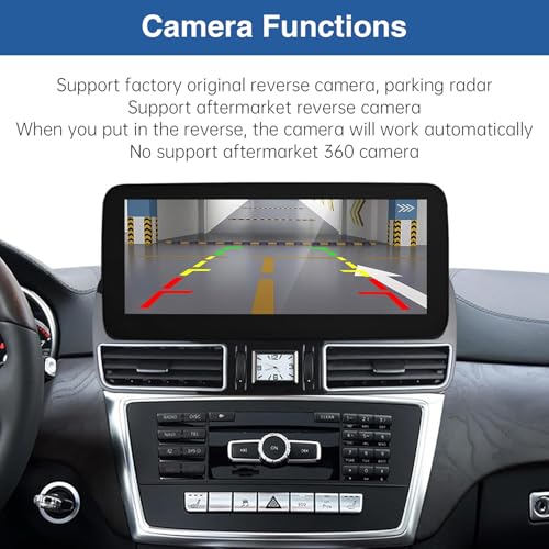 Pantalla CarPlay 12.3" para Mercedes-Benz ML GL W166 X166 miniatura 6