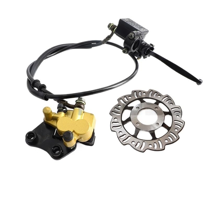 Motocyklowe klocki hamulcowe Pasuje do 110cc 125cc 140cc BBR TTR Motocross 1 zestaw przedni hamulec tarczowy motocykla zestaw hydrauliczny układ hamulcowy(Brake)