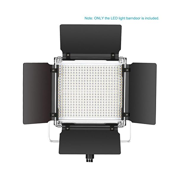 Neewer Profi LED-Videoleuchte Barndoor für Neewer 480 LED-Licht Platte, Feste Metallkonstruktion (nur Torblende… – Bild 3