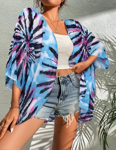 Image of BB&KK Women's Floral Kimono Summer Short Cover Ups Tops