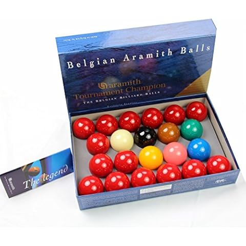 Aramith Snooker Tournament TV - Golf Ball Set, 52.4 mm Cover