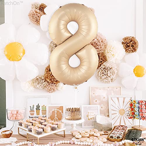 Image of KatchOn Caramel Number 8 Balloon 40 Inch