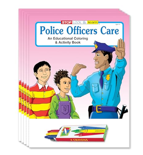 ZOCO Police Officers Care Coloring Books