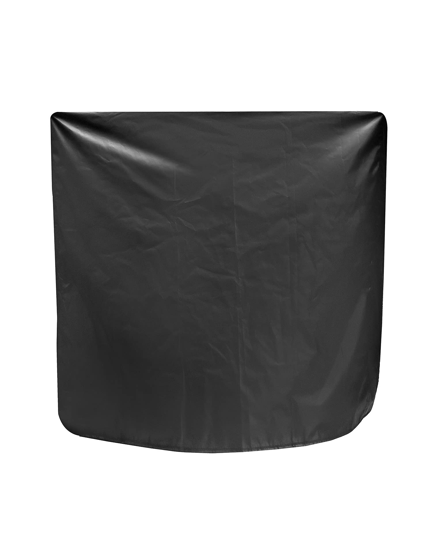 QWORK IBC - Funda para bolsa, paquete de 4 parasoles y capucha impermeable para bolsa de 275 galones y tanque de agua de jardín, color negro