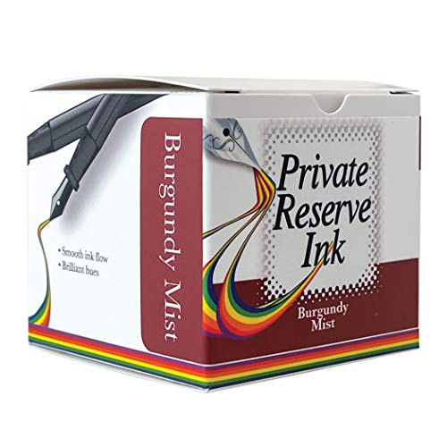 Private Reserve Ink Burgundy Mist – Premium 60ml Fountain Pen Ink Bottle | Soft Burgundy with Fast-Drying Formula | Archival Quality & pH-Balanced | Ideal for Elegant Writing & Art — view 4