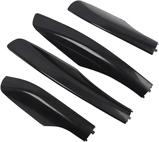 SADHADAH Barras Techo Cubierta Protectora para Barra De Techo para Toyota para Fortuner 2004-2014 Color Negro 4 Unidades Portaequipaje
