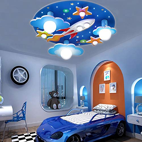 Preisvergleich Produktbild LED Deckenleuchte Kinderzimmer Lampe Dimmbar Mit Fernbedienung Deckenlampe Kreative Warm Romantisch Einfache Mode Mädchen Und Jungen Schlafzimmer Wohnzimmer Studie Runder Scheinwerfer Cartoon Kreative