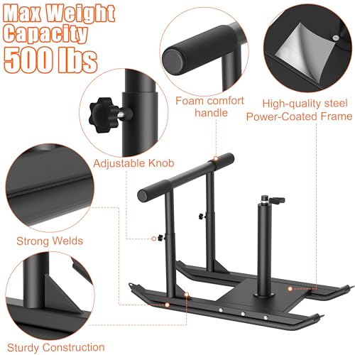 image for HWOOUSA Weight Sled for Training - Heavy Duty Football Sled for Linema
