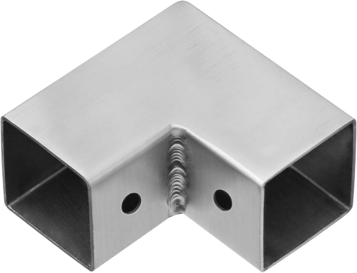 12 Pcs 1" Square Tube Fittings-2 Way Connector