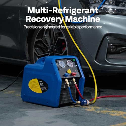 VIVOHOME 1 HP Dual Cylinder Portable Refrigerant Recovery Machine R32 R1234yf R454B, Oil-Less Freon Recycling Unit for Vapor Liquid Refrigerant by VIVOHOME - Image 8