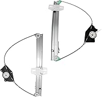 Vista 59 de TRQ Juego de elevalunas eléctrico trasero compatible con Volkswagen Golf 1999-2006 Jetta VW1550102 VW1551102 1999-2005