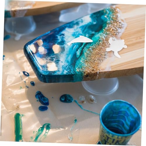 Moldes para joyería DIY con relleno plástico y figuras marinas en silicona 3D 6