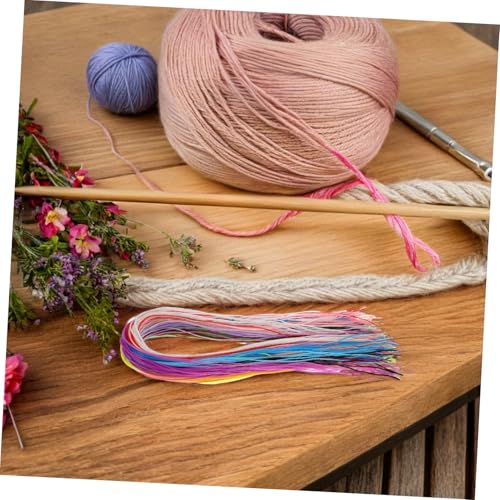 Corde plastique DIY légère lot de 600 pièces multicolores