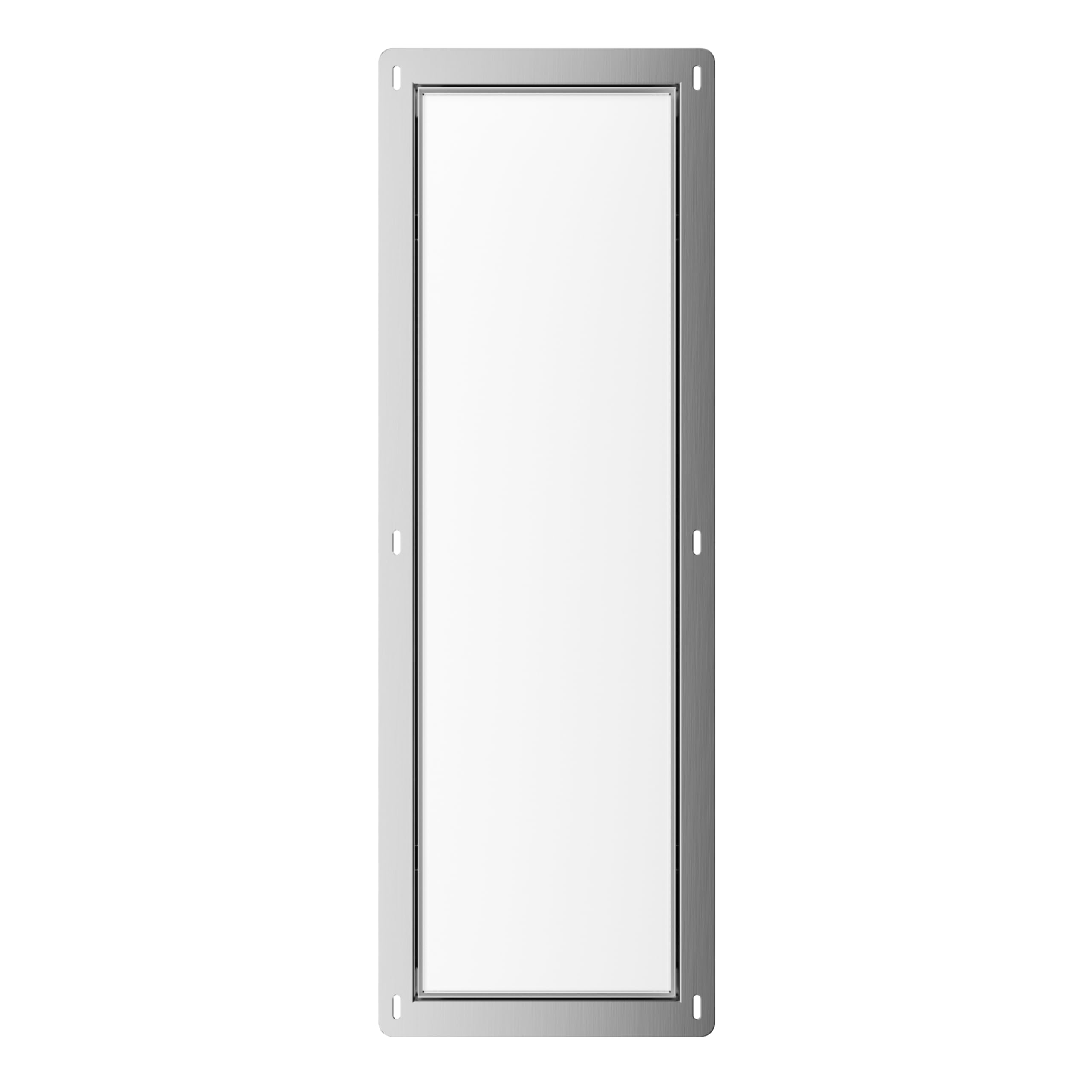 Soporte para Cepillo de Inodoro de Vidrio para Montaje en Pared L - Vidrio Blanco - Derecha Juego de Inodoro Moderno de Pared para baño Contenedor higiénico para Cepillo