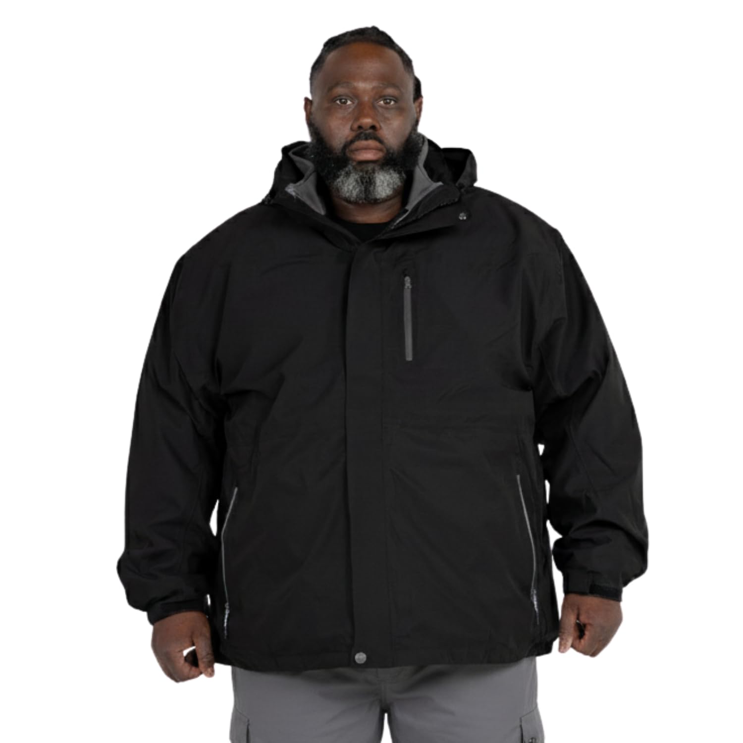 Snow Country Outerwear Men's 3in1 Winter Coat Cascade 3XL-7XL